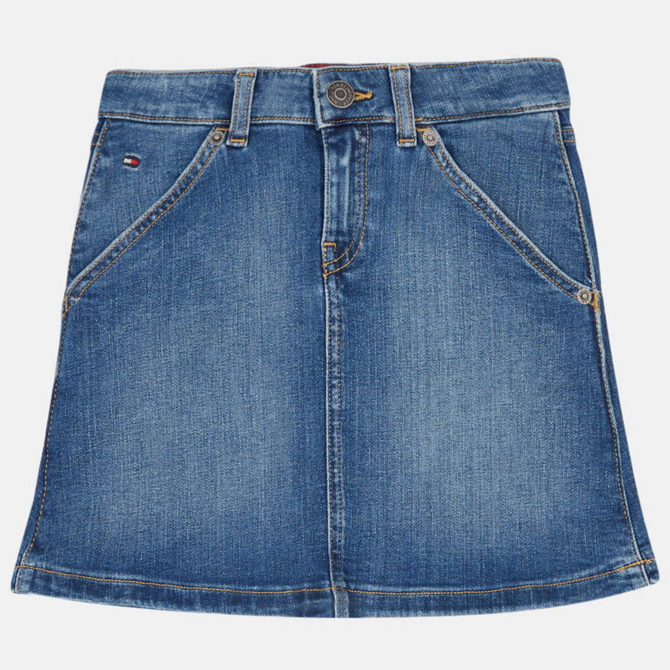 Tommy Hilfiger Jupe courte en jean bleue