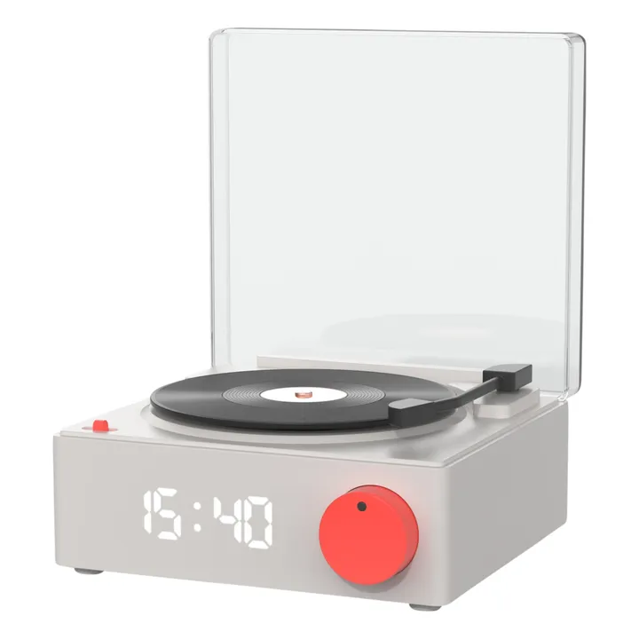 MOB Enceinte et Réveil Platine | Gris