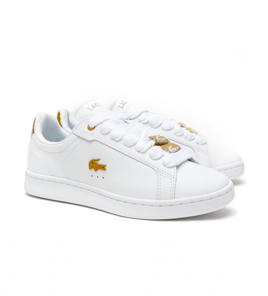 Tênis Lacoste Carnaby Pro de couro, branco