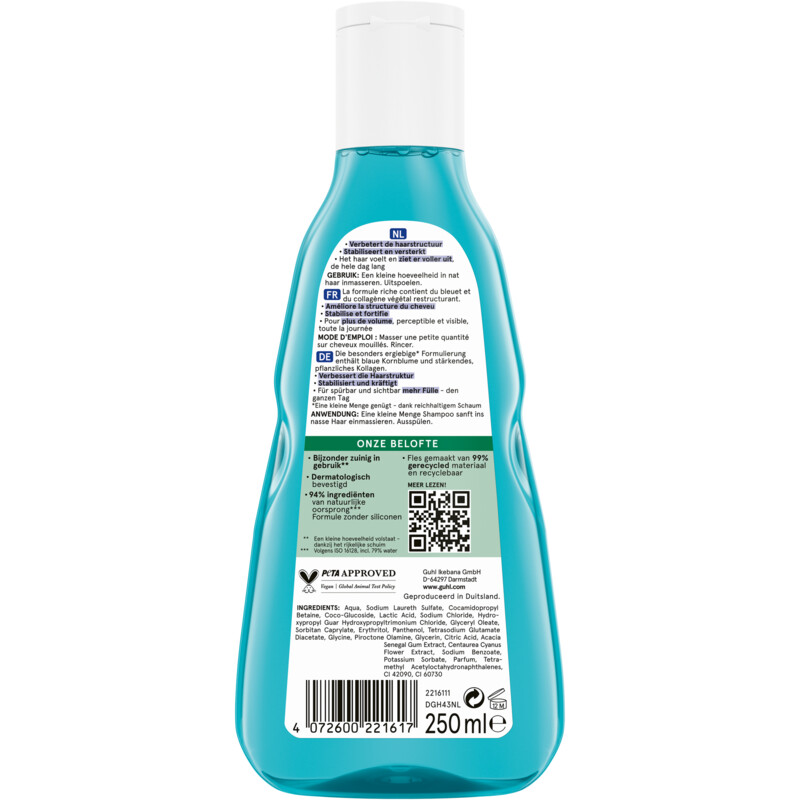 Guhl Langdurig volume shampoo