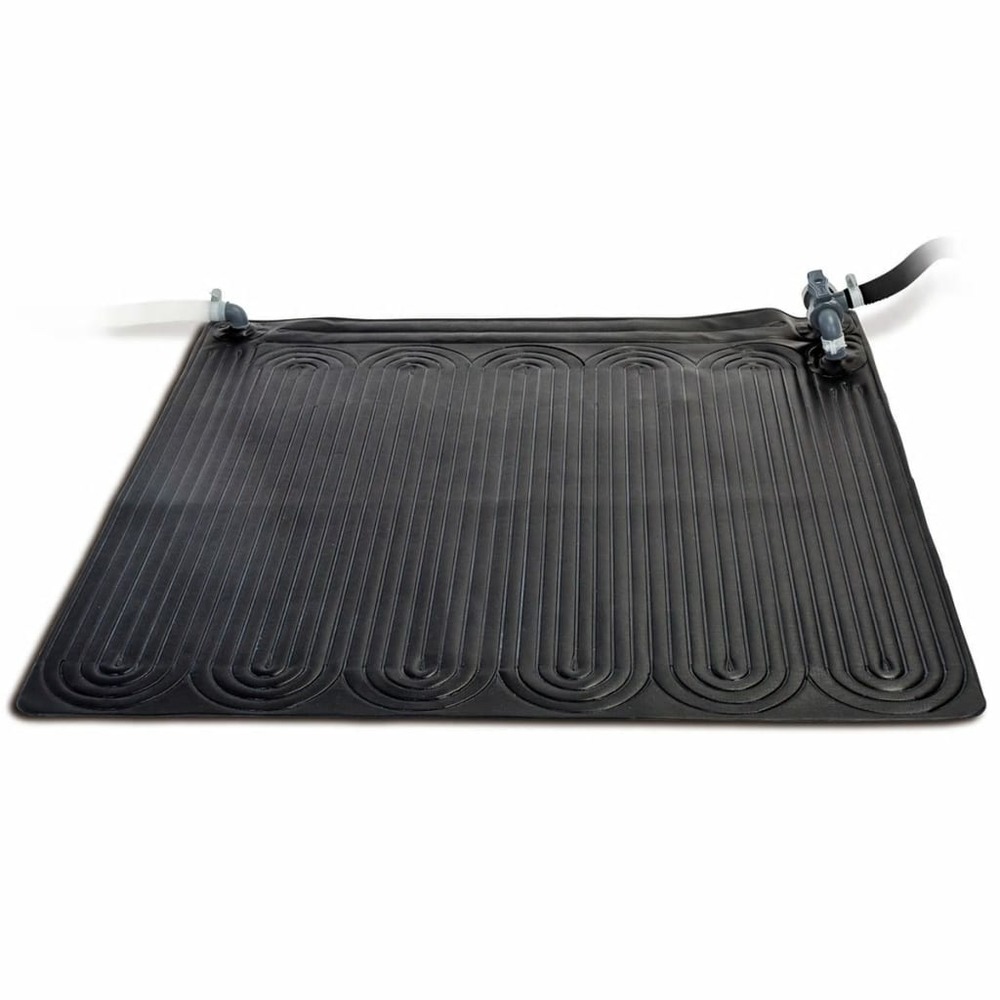 Tapis solaire chauffant pvc 1,2x1,2 m noir 28685