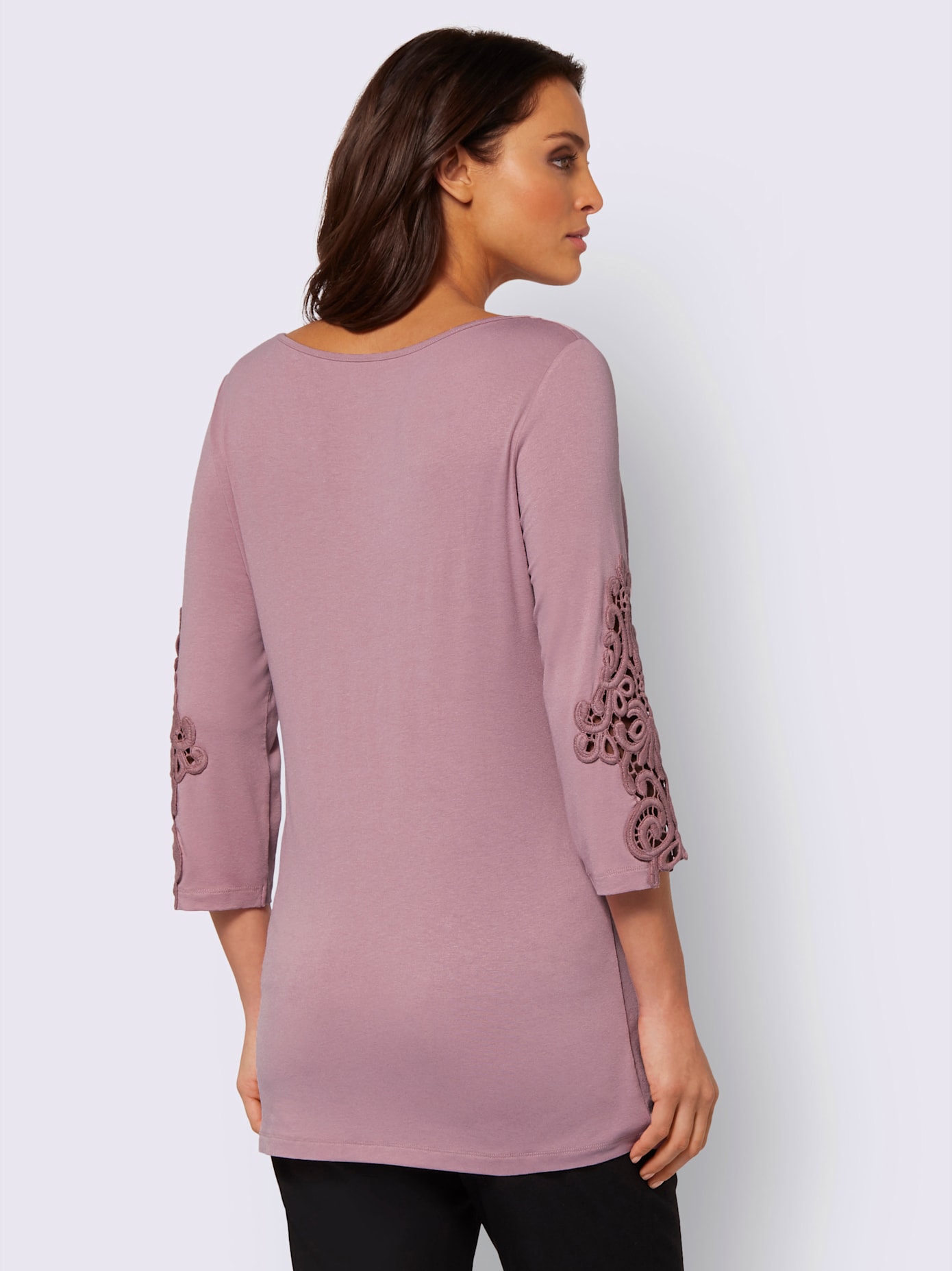 T-shirt en dentelle viscose