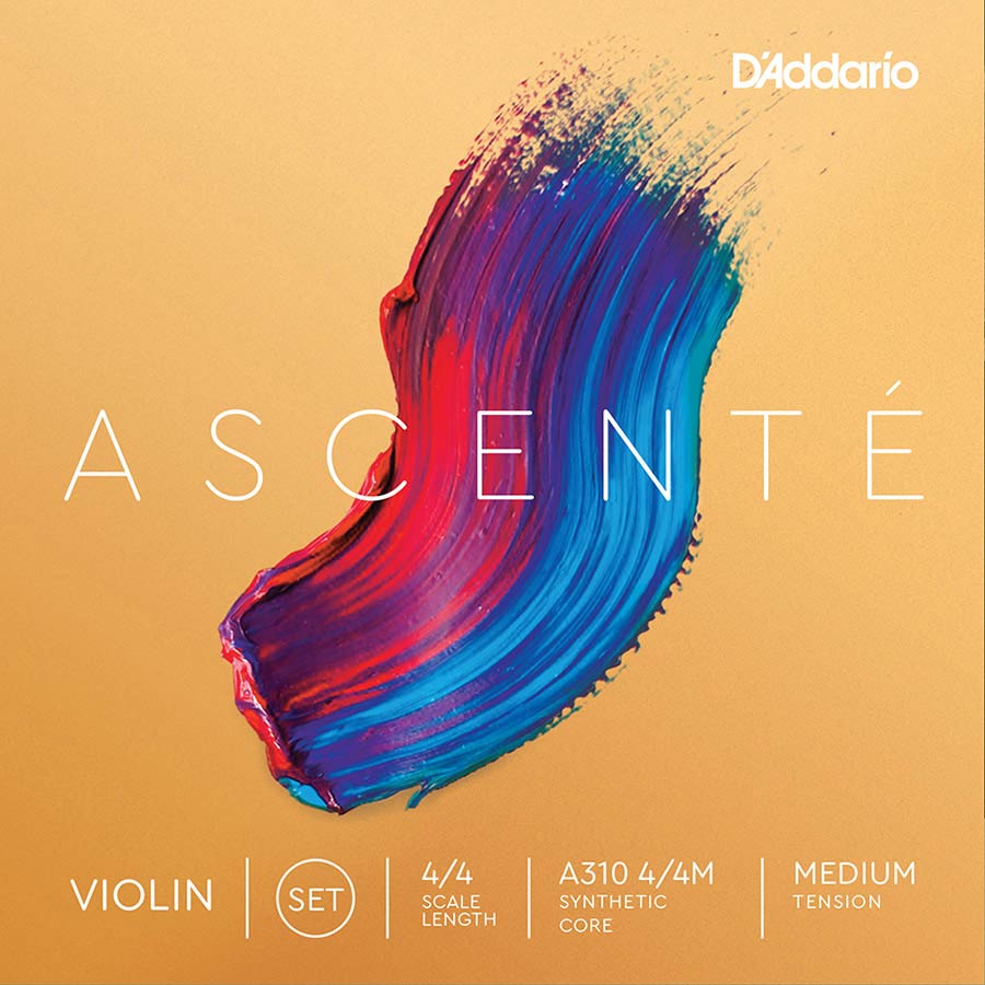 D'Addario Ascenté A310-44M 4/4 Medium vioolsnaren set