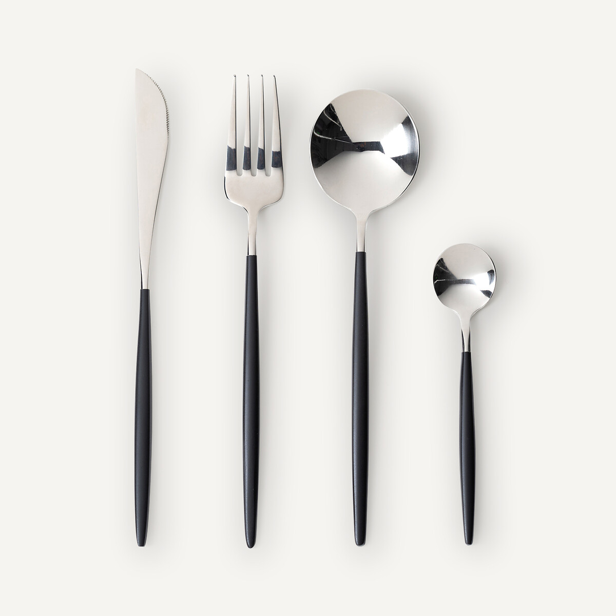 AM.PM<br>Conjunto de talheres de aço inoxidável de 16 peças, Barbule