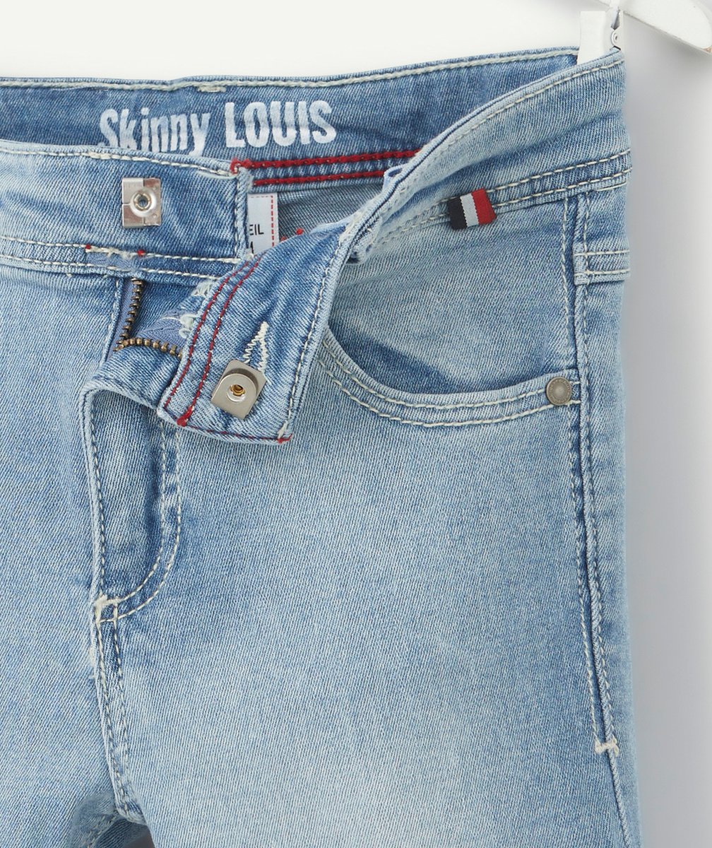 LOUIS LE PANTALON SKINNY GARÇON EN DENIM BLEU LOW IMPACT