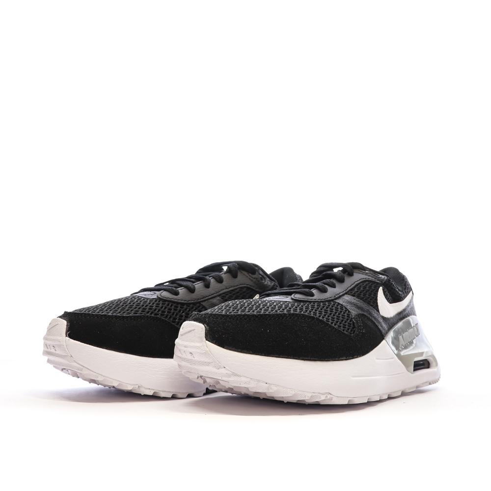 Nike Baskets Noires/Oranges Femme Nike Air Max Systm