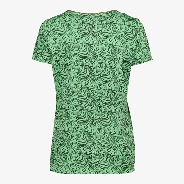 TwoDay dames T-shirt groen met print