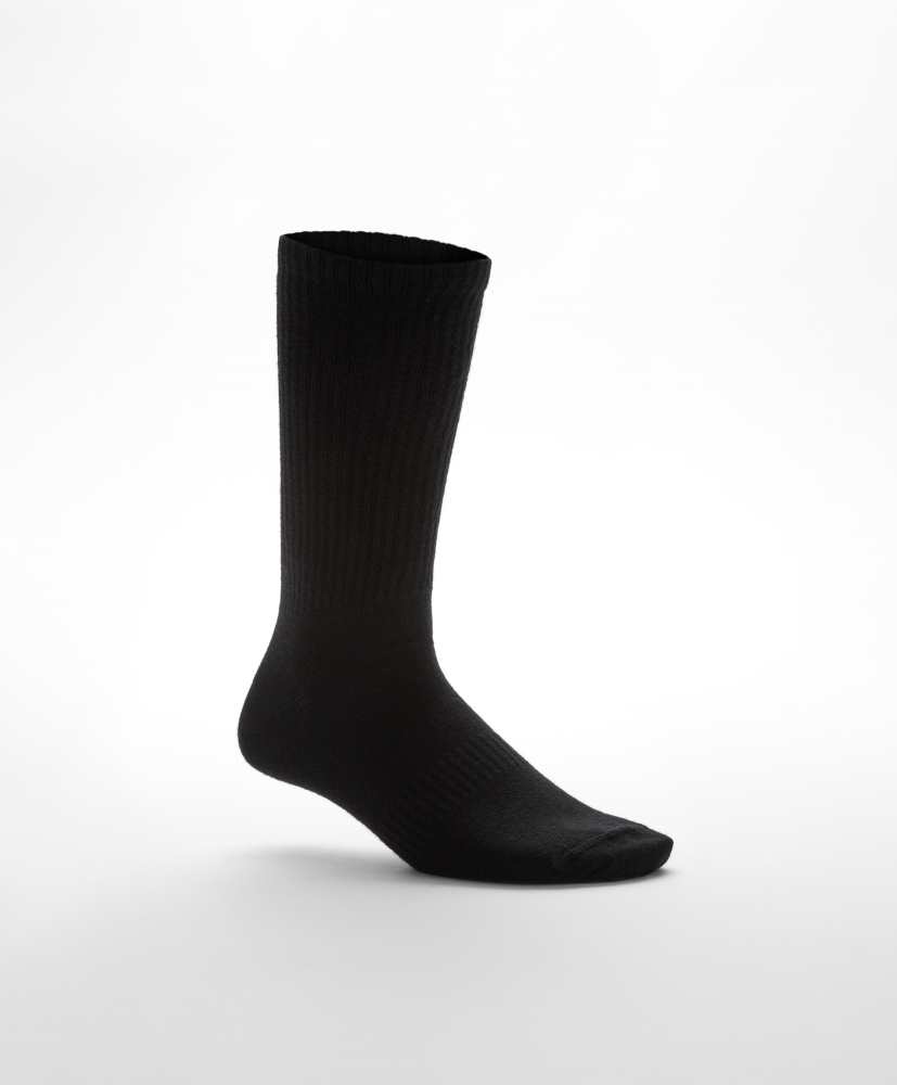 3 pares de meias esportivas clássicas de algodão