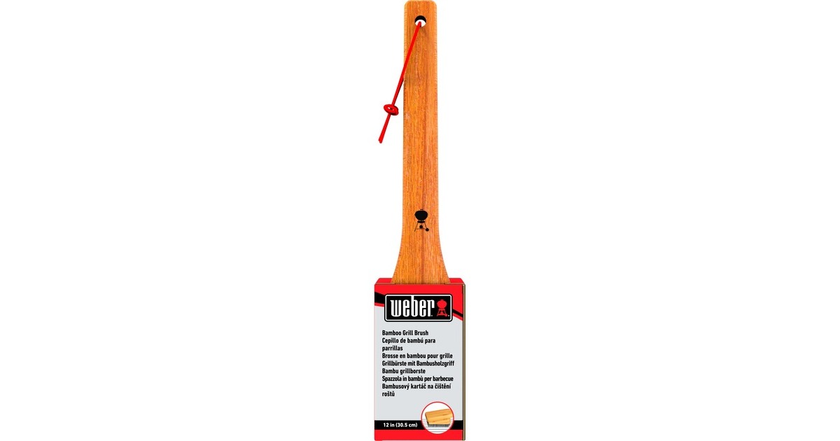 WeberReinigingsborsel bamboe grillreinigingsborstel  (30 cm)