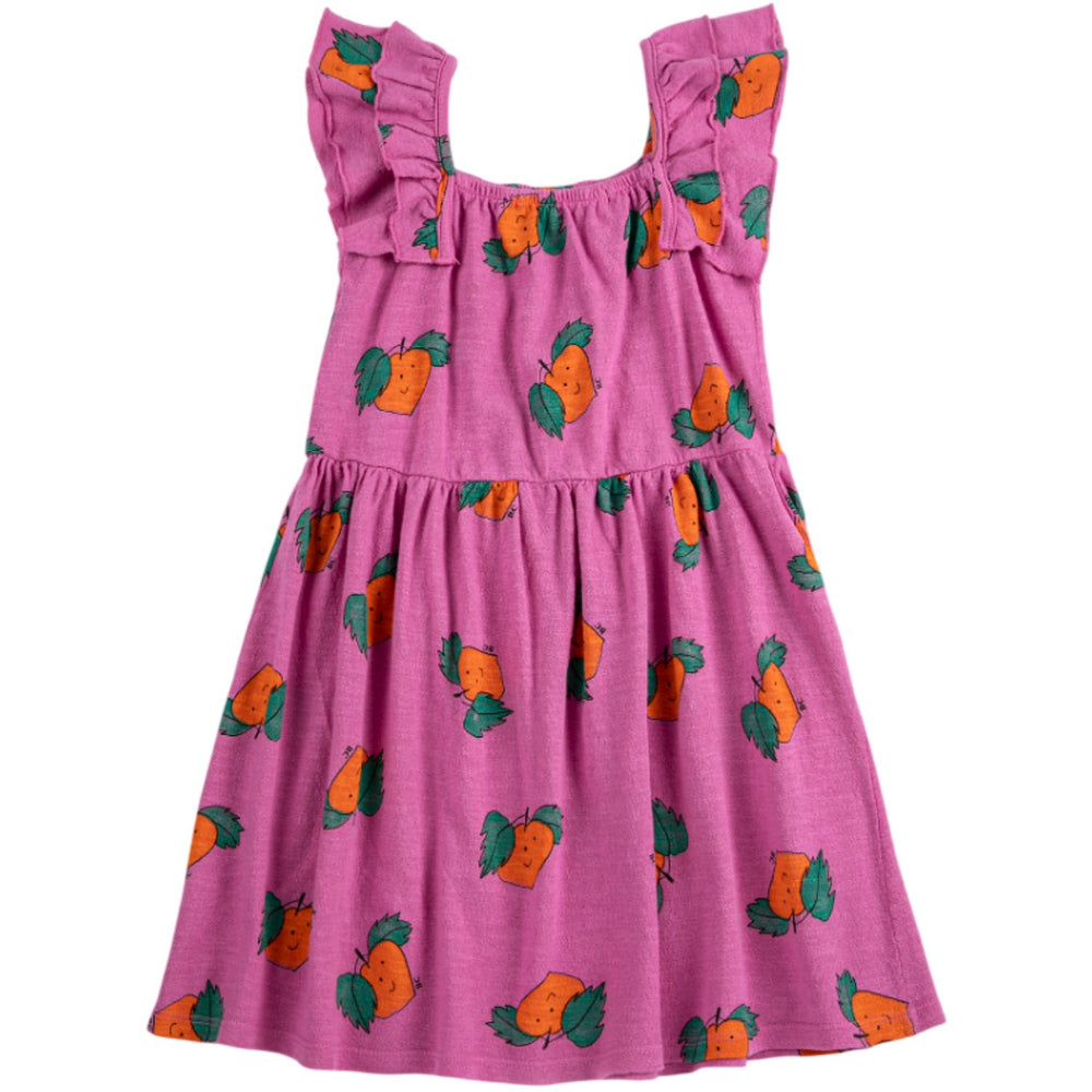 Køb Bobo Choses Purple Tangerine All Over Ruffled Kjole