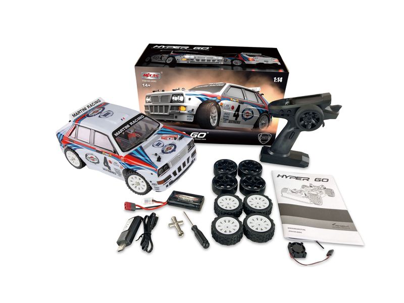 Amewi Rally Hyper Go Lancia Delta HF Integrale Brushless RT Rally / Drift RC-Auto mit starkem Brushless Antrieb