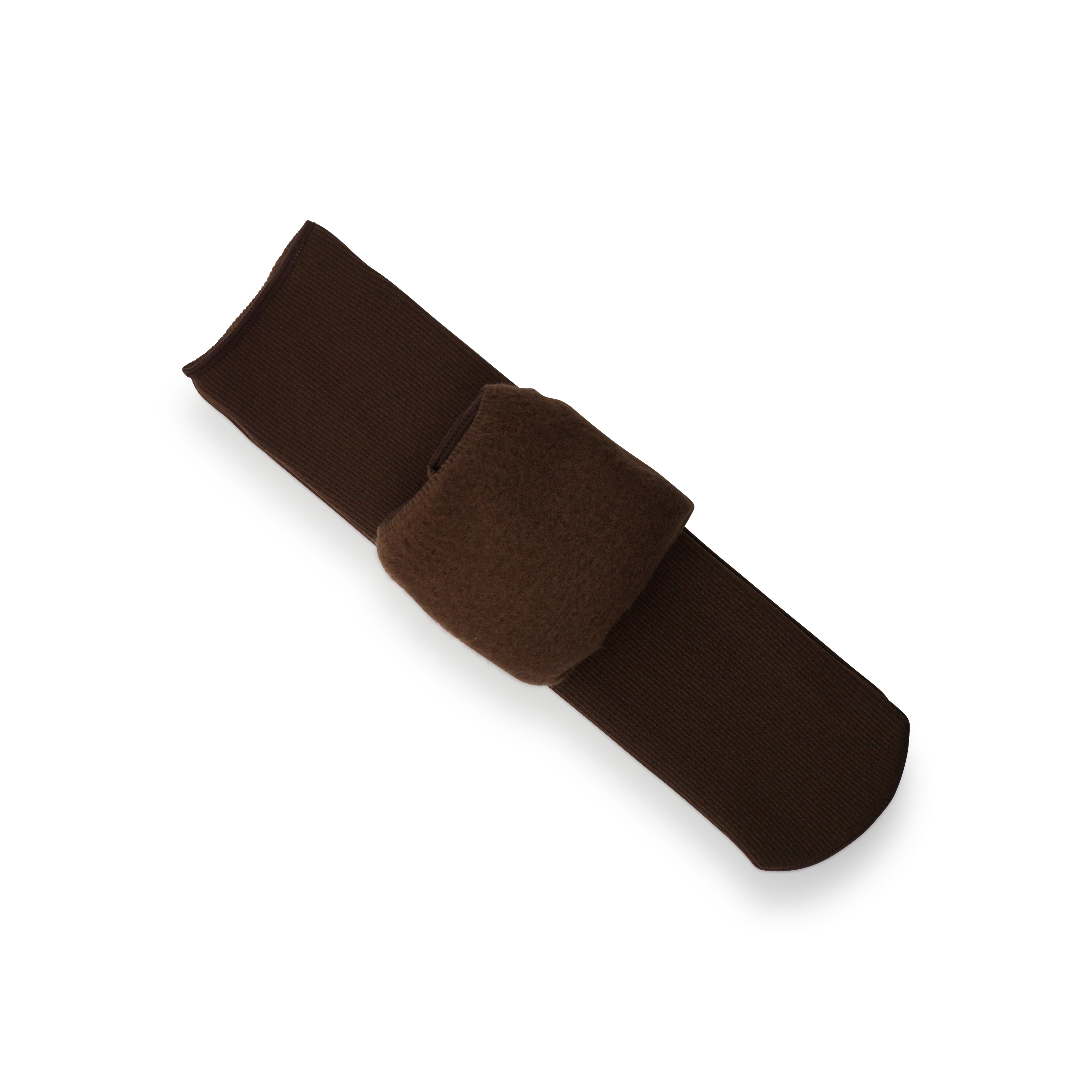 (4 Paar) Warme Socken Winter Damen Füsslinge Plüsch gefüttert (One Size) - Dunkelbraun