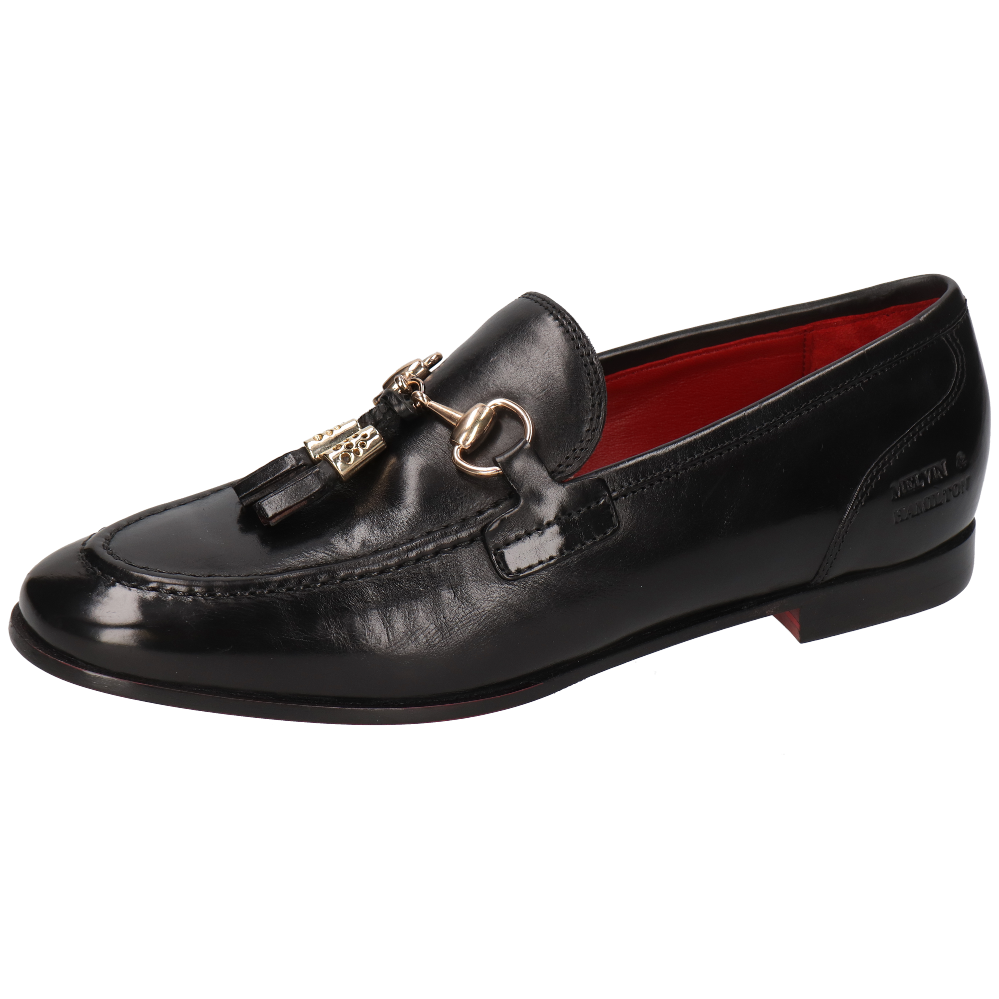 SCARLETT 78 - Mocassins à talon plat | Noir