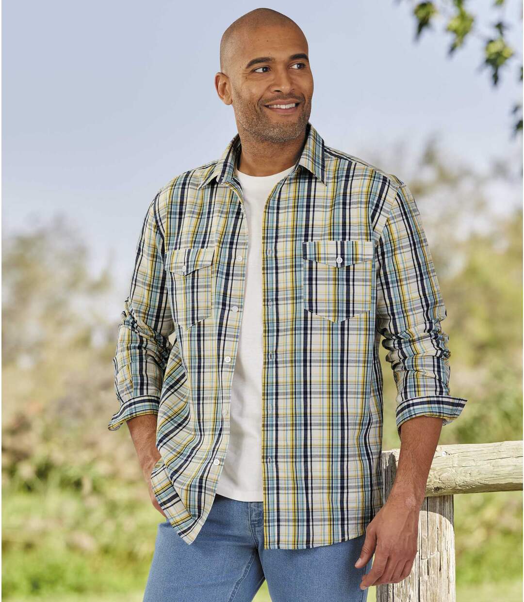 Chemise Popeline à Carreaux Spring