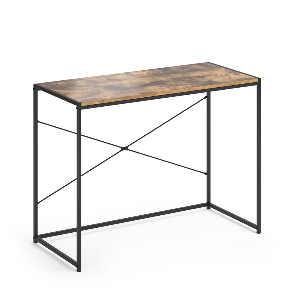 VICCO Loft Schreibtisch Fyrk Bürotisch Arbeitstisch PC Tisch Holz Natur 100 x 45 cm
