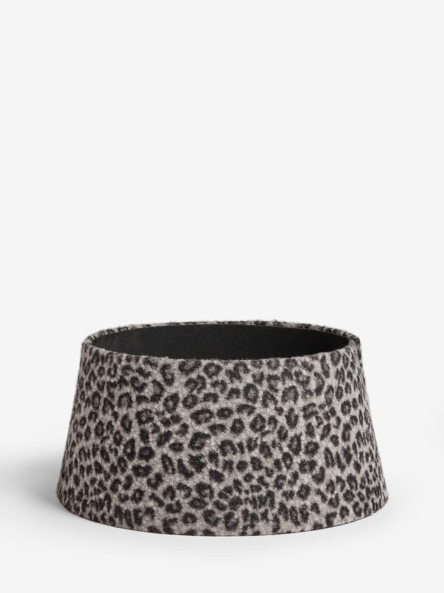 Borg Kerstmis boom Rok met luipaard Print