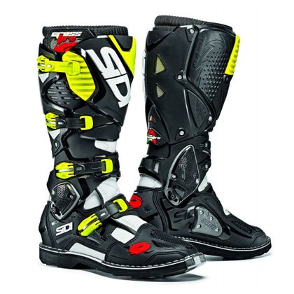 Bottes cross Sidi CROSSFIRE 3 2023 - Blanc / Jaune