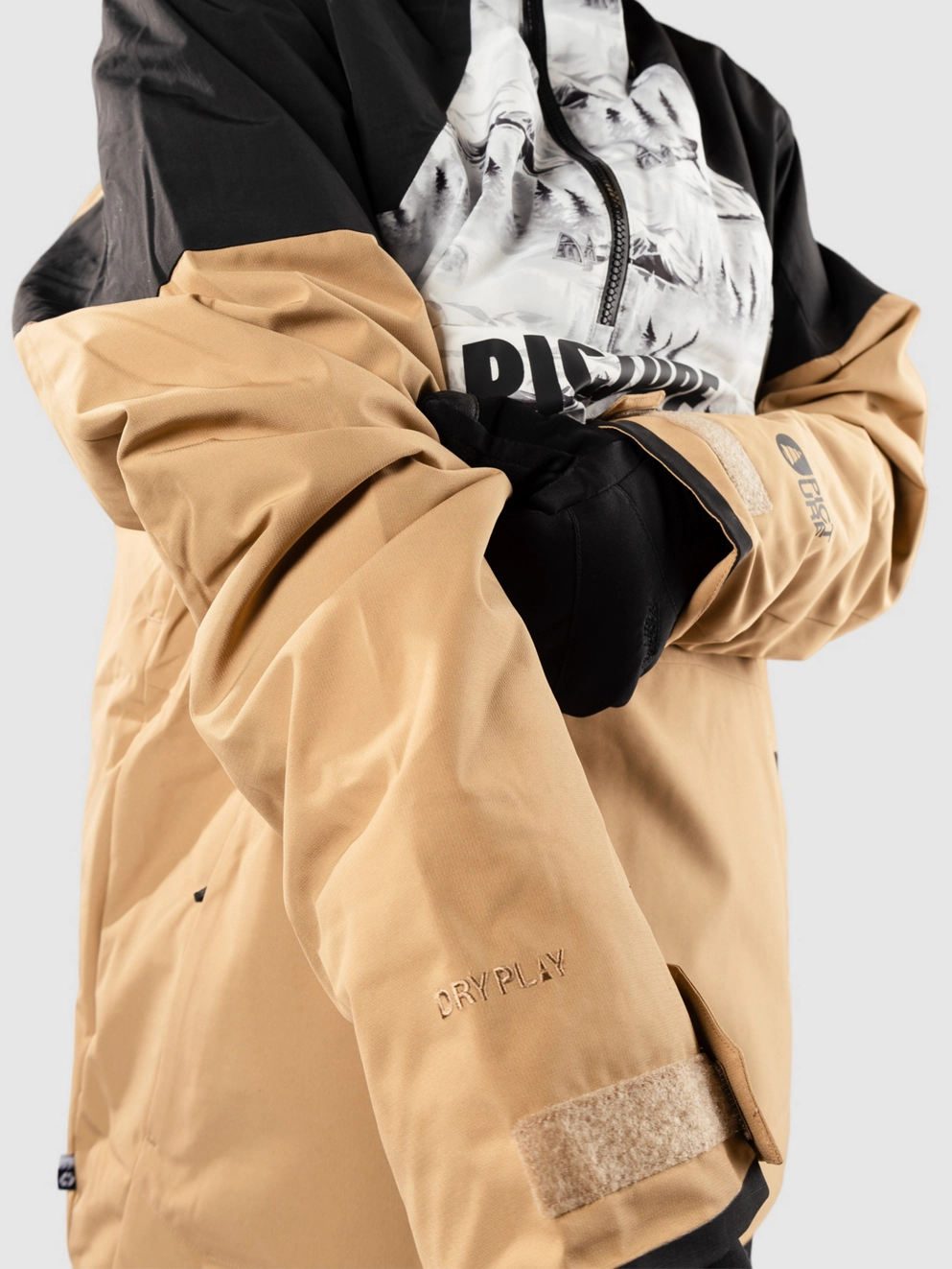Picture Occan Anorak a tannin/black