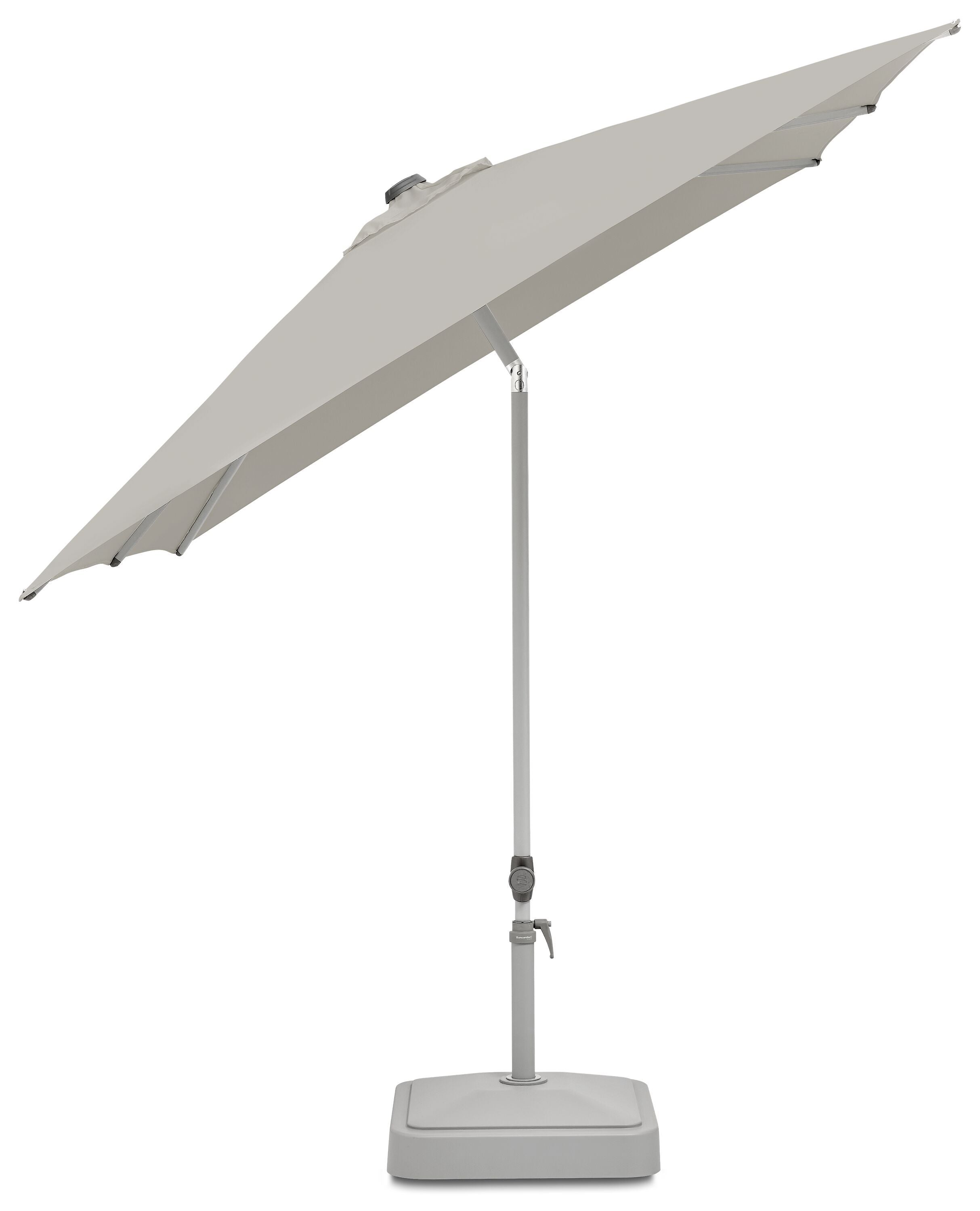 Suncomfort by Glatz POP UP Sonnenschirm - Hellgrau / H: 200.0 cm