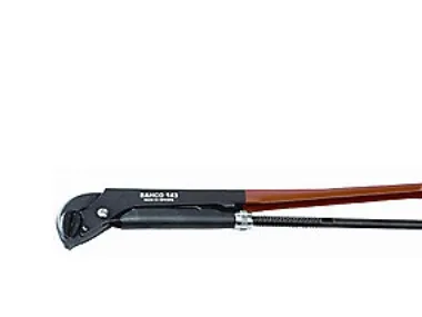 Bahco Swedish Model, Sort, Orange, Svensk rørtang, Orange, 16 cm, 90°, Stål
