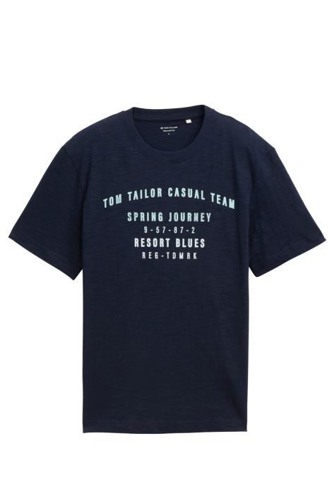 Tom Tailor blauwe heren t-shirt