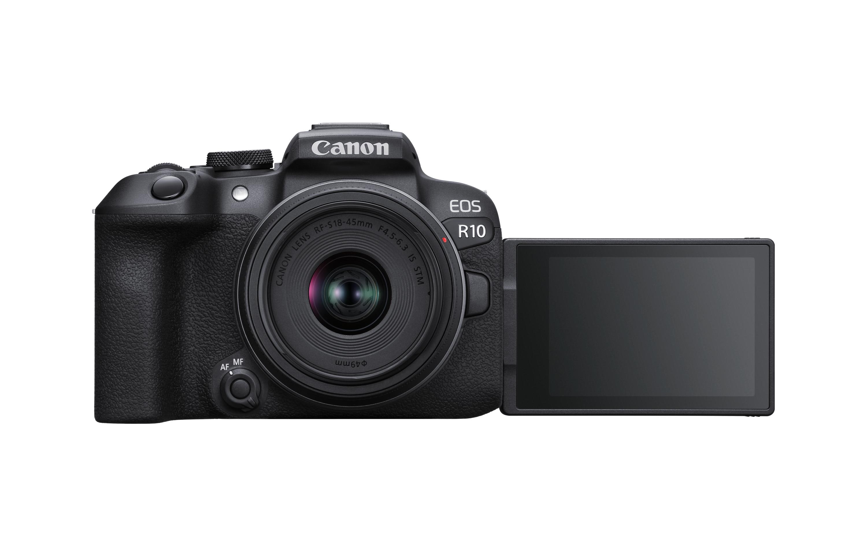 Fotokamera EOS R10 inkl. RF-S 18-45 F4.5-6.3 IS STM<br>Mehr Technologie, mehr Funktionen, mehr Mobilität und mehr Kreativität