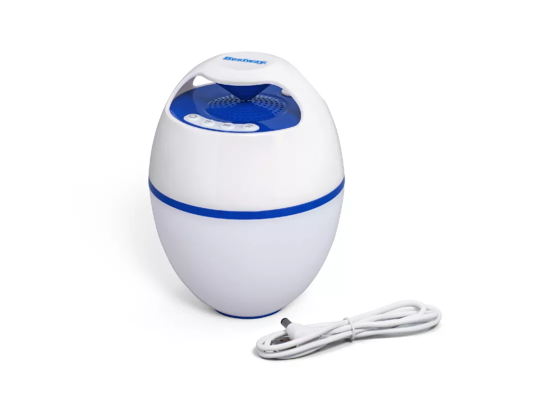 Enceinte Bluetooth LED Flottante Bestway Flowclear MusicWave Résistant à l'Eau avec 6 Heures d'Autonomie