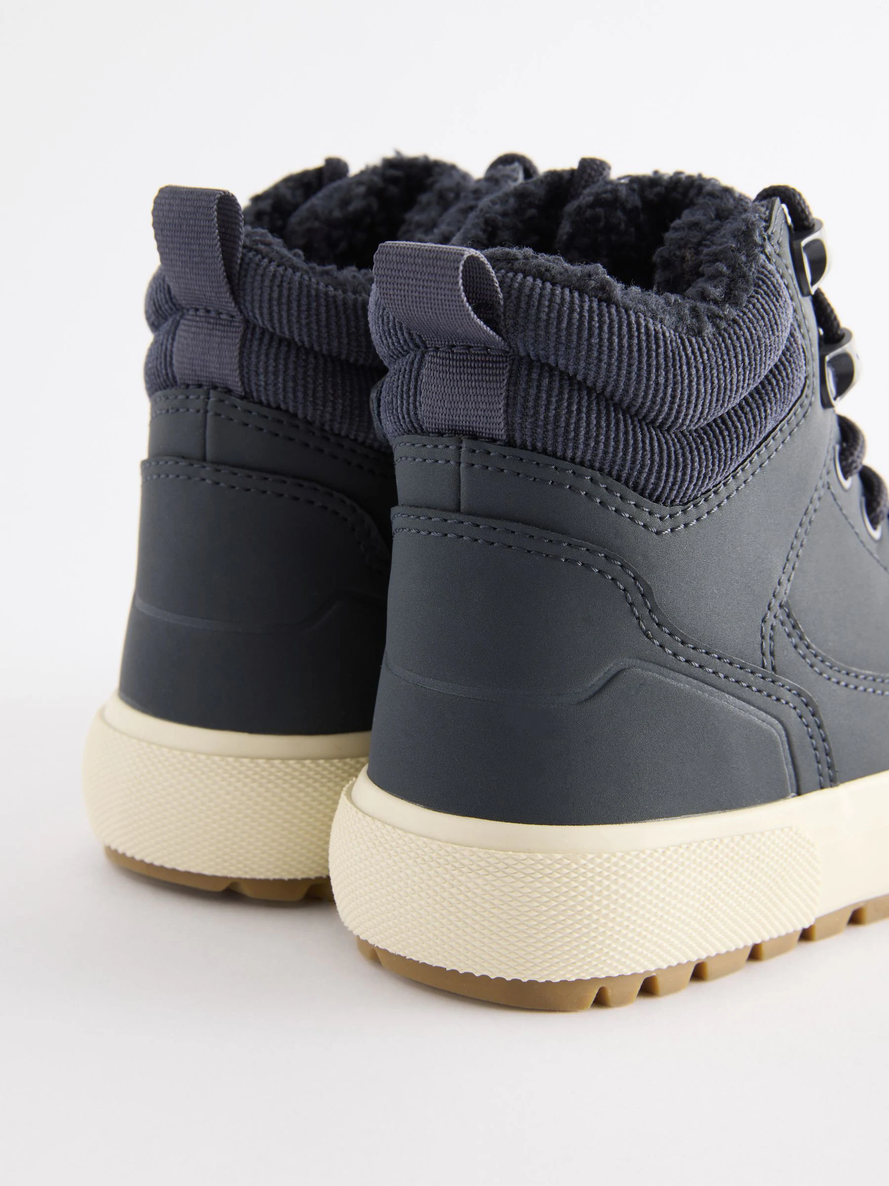 Marineblauw - Warm gevoerde hoge boots