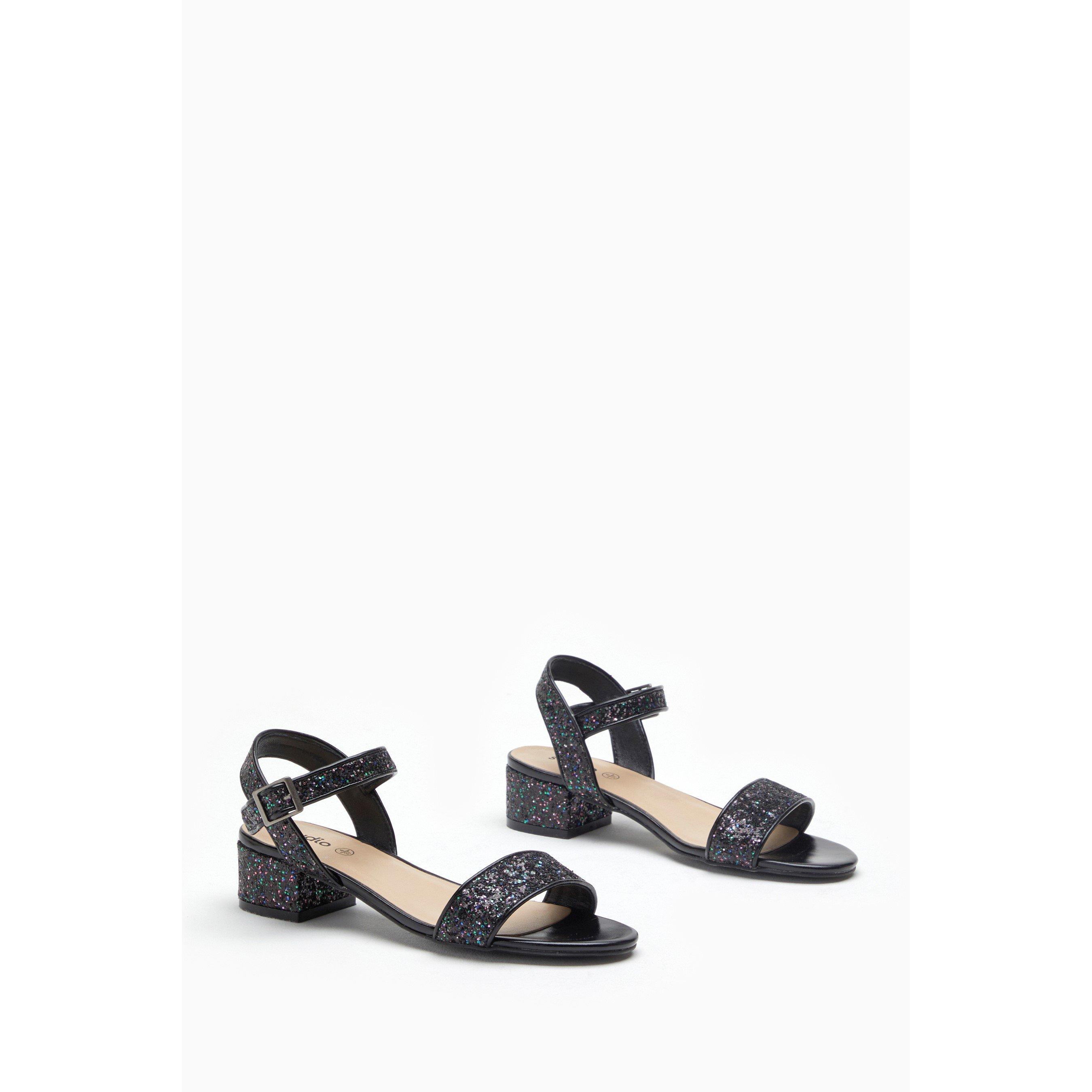 Be You Girls Sequin Open Toe Shoes