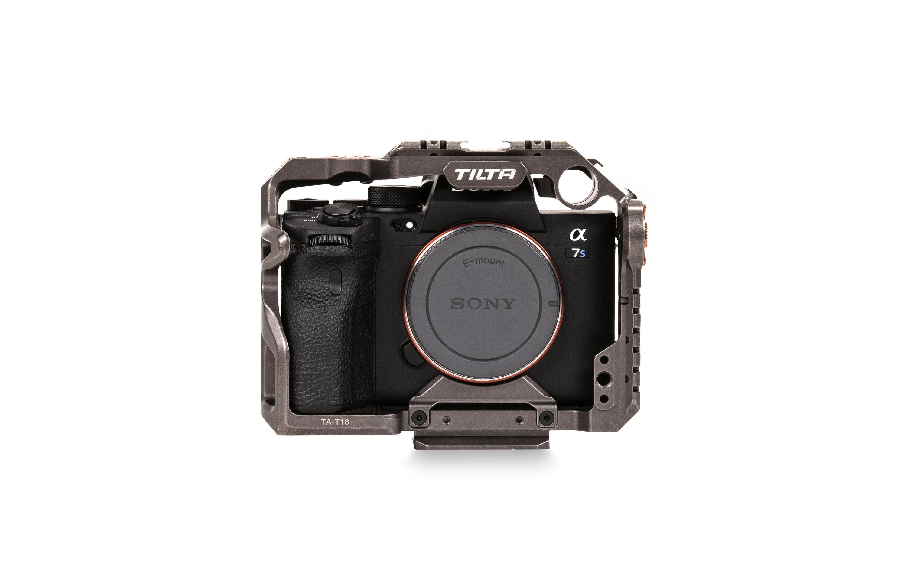 Cage Full Camera Cage für Sony Alpha 7S III Tactical Gray<br>Minimiert Verschleiss und Abnutzung im Laufe der Zeit