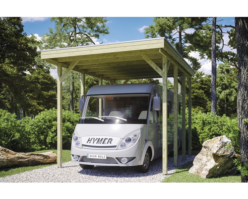 Enkele carport SKAN HOLZ Friesland 397x555 cm dompelgeïmpregneerd