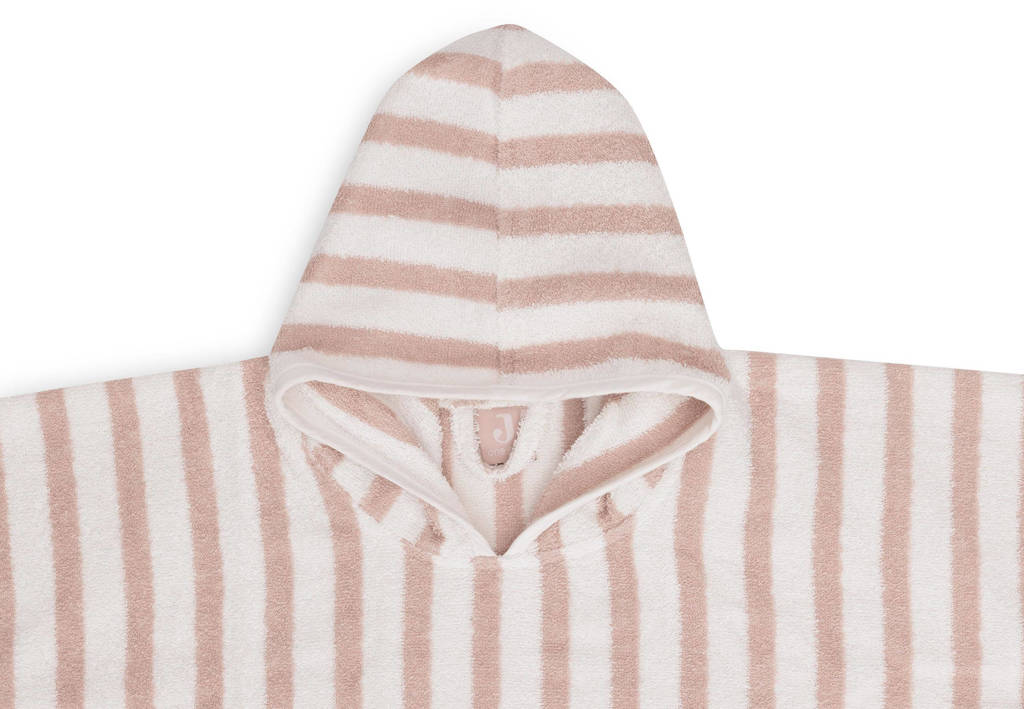 badponcho Stripe Terry Wild Rose