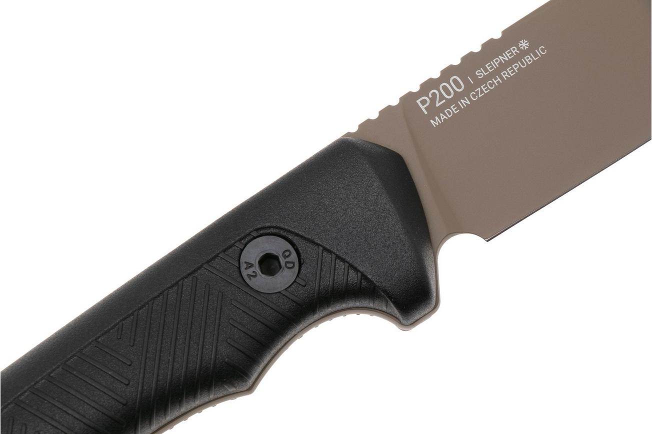 ANV P200, P200-052, Coyote Cerakote Sleipner, Black GRNPU, survivalmes