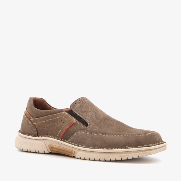 Hush Puppies heren leren instapper bruin