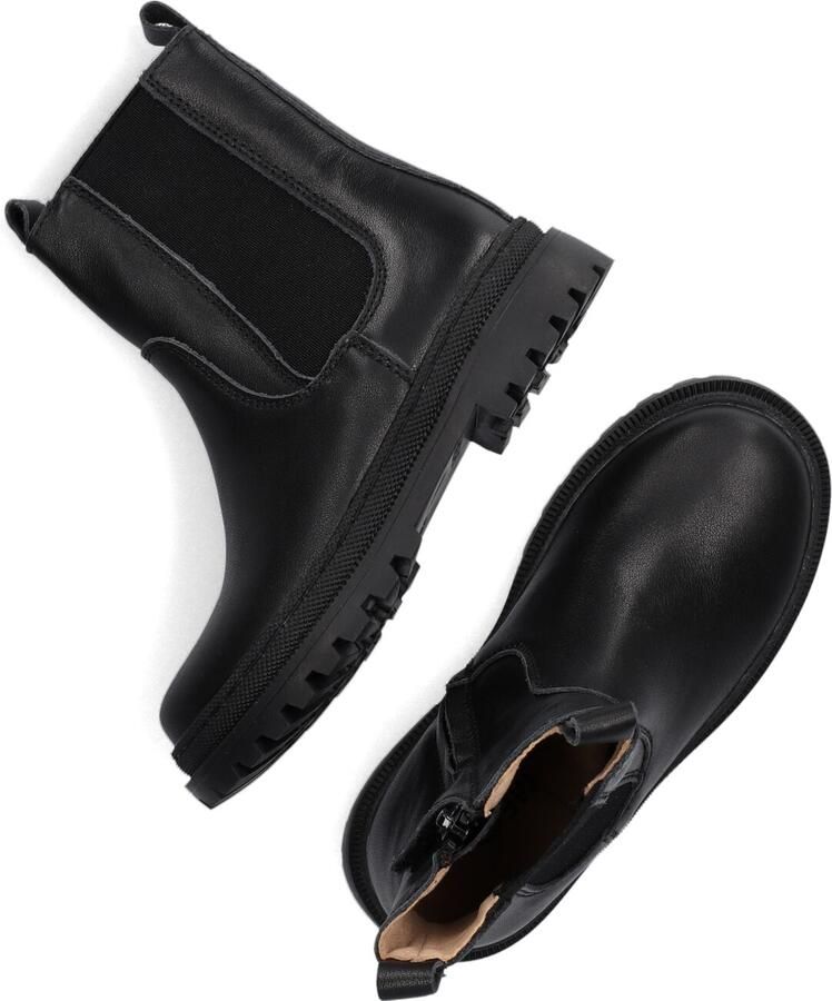 Shoesme NT21W004-B leren chelsea boots zwart Meisjes Leer Effen 31