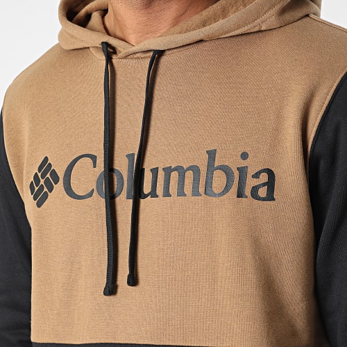 Sweat Capuche Trek Colorblock 1976933 Noir Camel