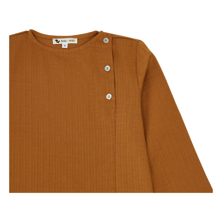 Risu Risu Pyjama Coton Bio Lao | Abricot