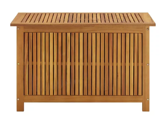Boîte de rangement de jardin 90x50x58 cm bois d'acacia massif