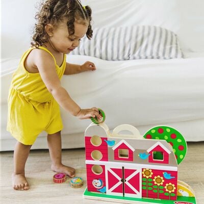 Melissa & Doug GO TOTs Låve med 4 Disker