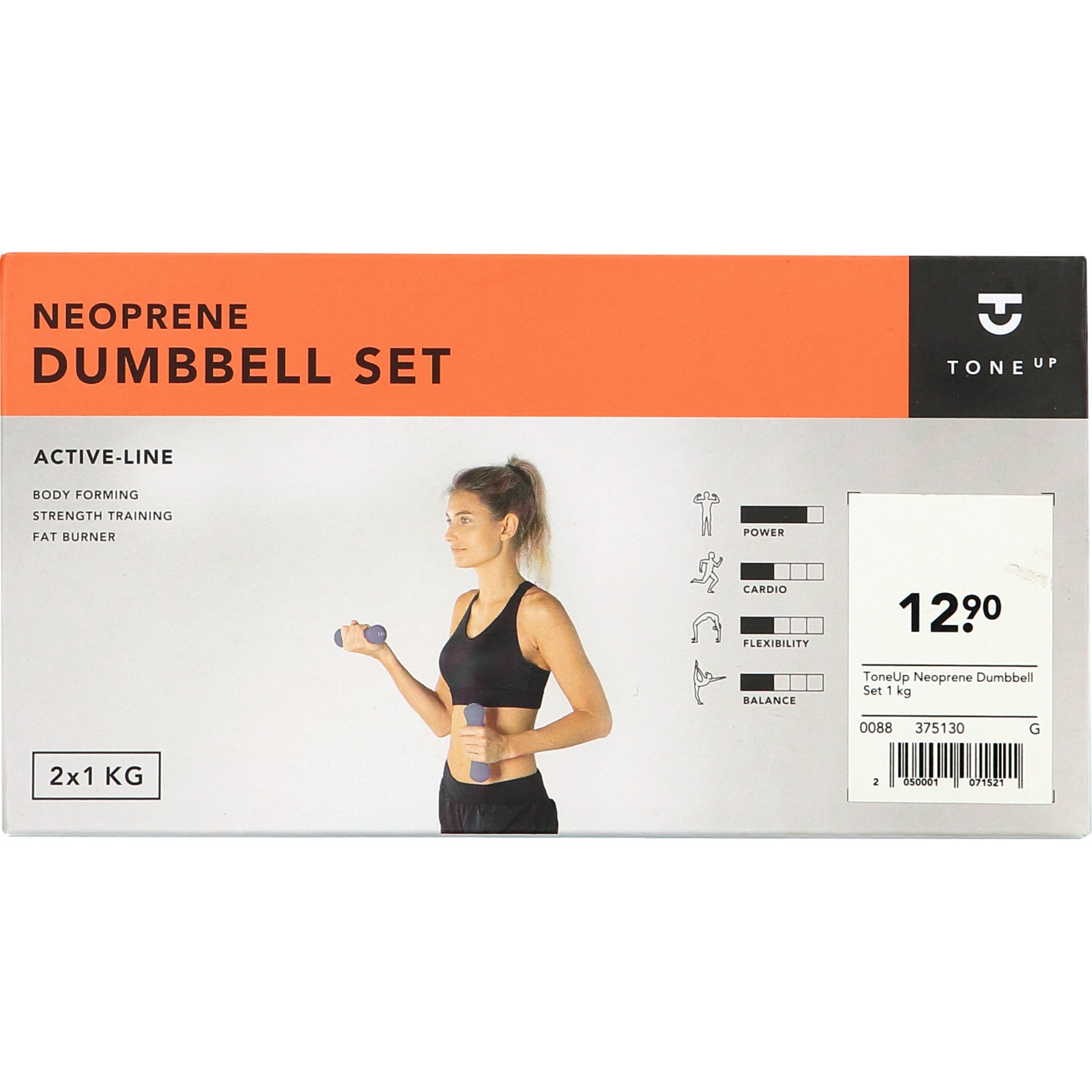 Tone Up Hantelset Neopren 1 kg