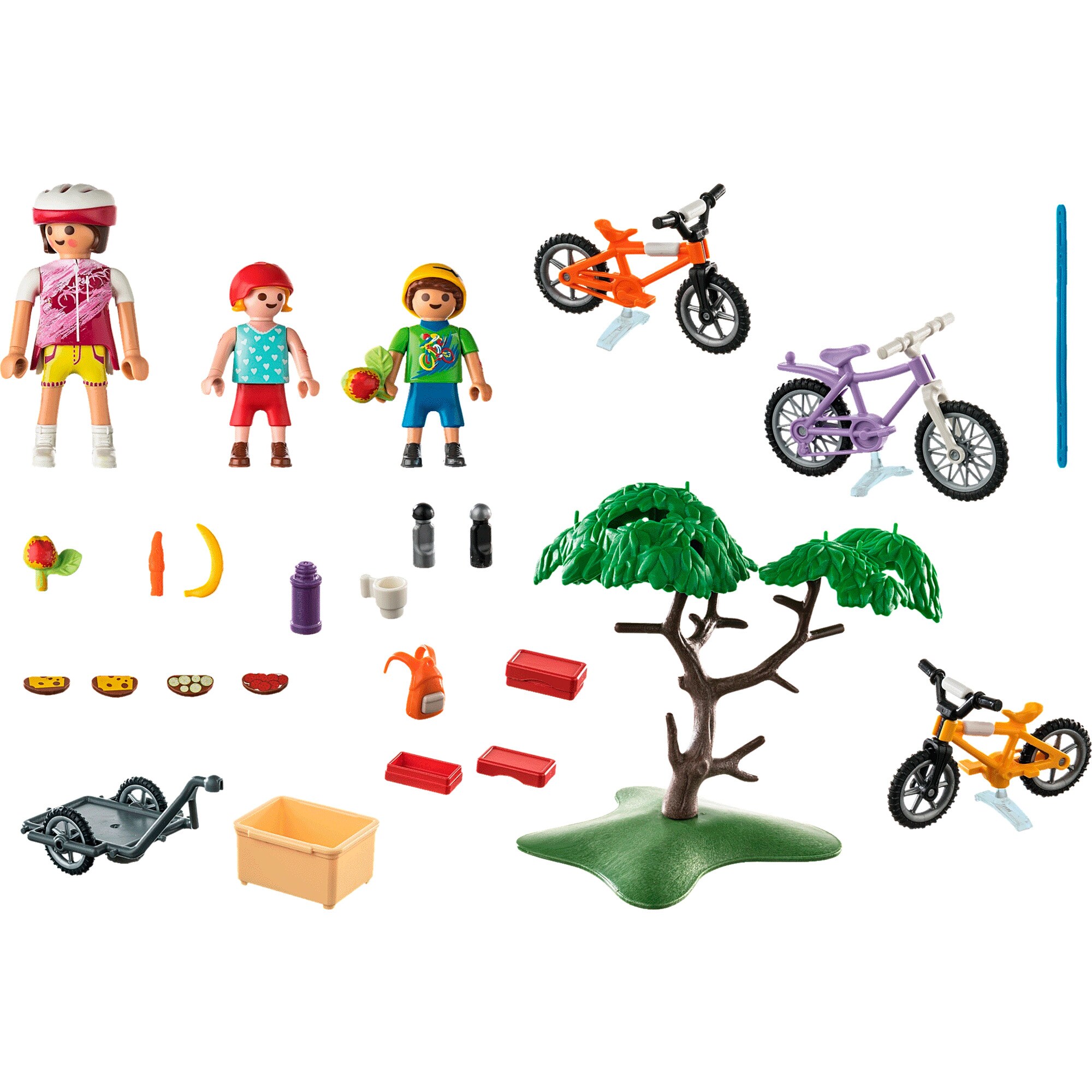 PLAYMOBIL Konstruktionsspielzeug Family Fun Mountainbike-Tour