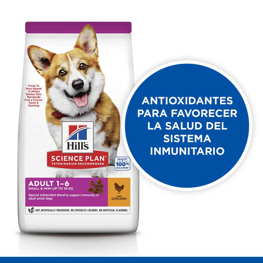 Ração Hill's Science Plan Adult para Cães de Pequeno e Pequeno Porte com Sabor de Frango