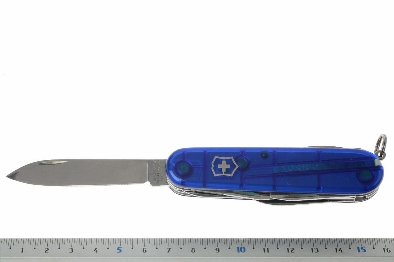 Victorinox Climber transparant blauw 1.3703.T2 Zwitsers zakmes
