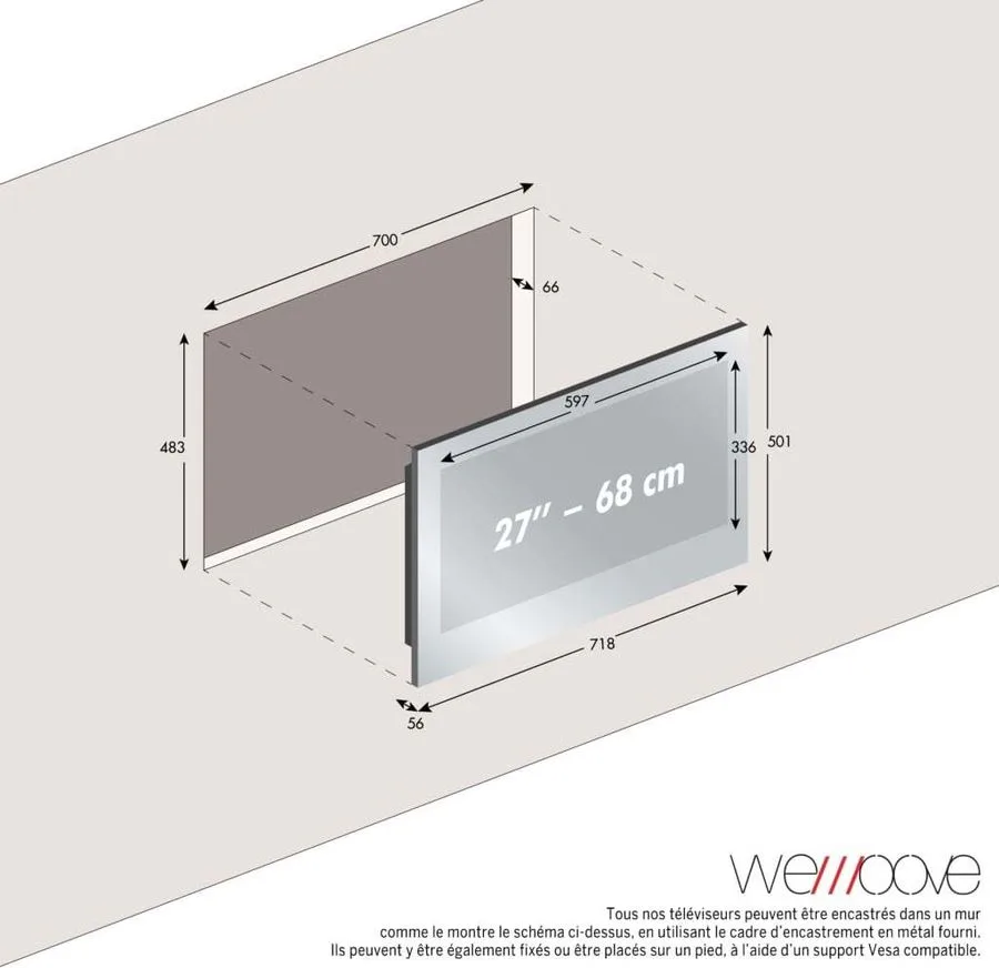 Wemoove WM-ISFMTV322HEVC TV LED
