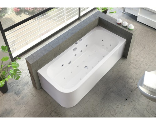 Whirlpool OTTOFOND Spirit 80 x 180 cm wit glanzend 70016