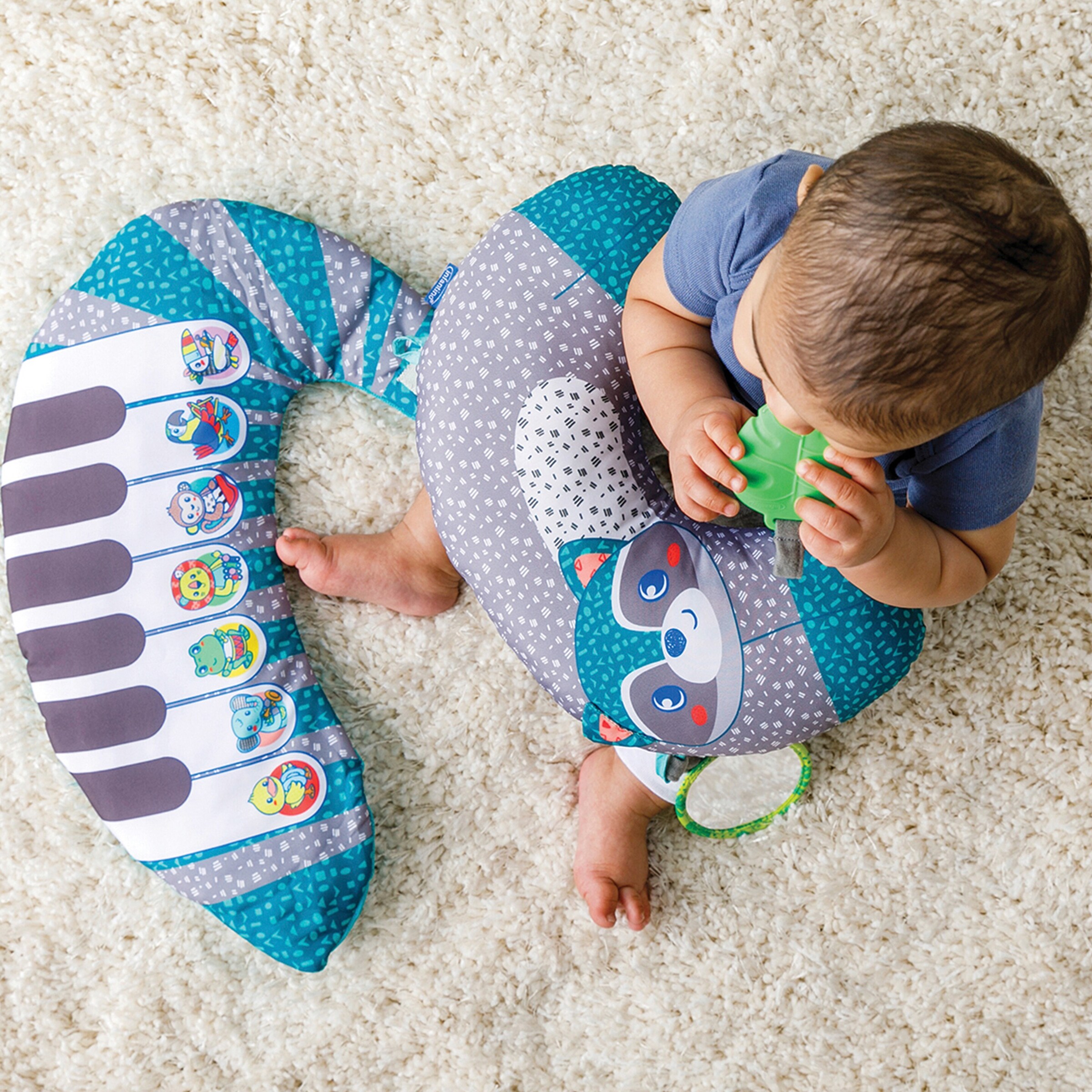 Infantino Spielkissen Tummy Time Piano