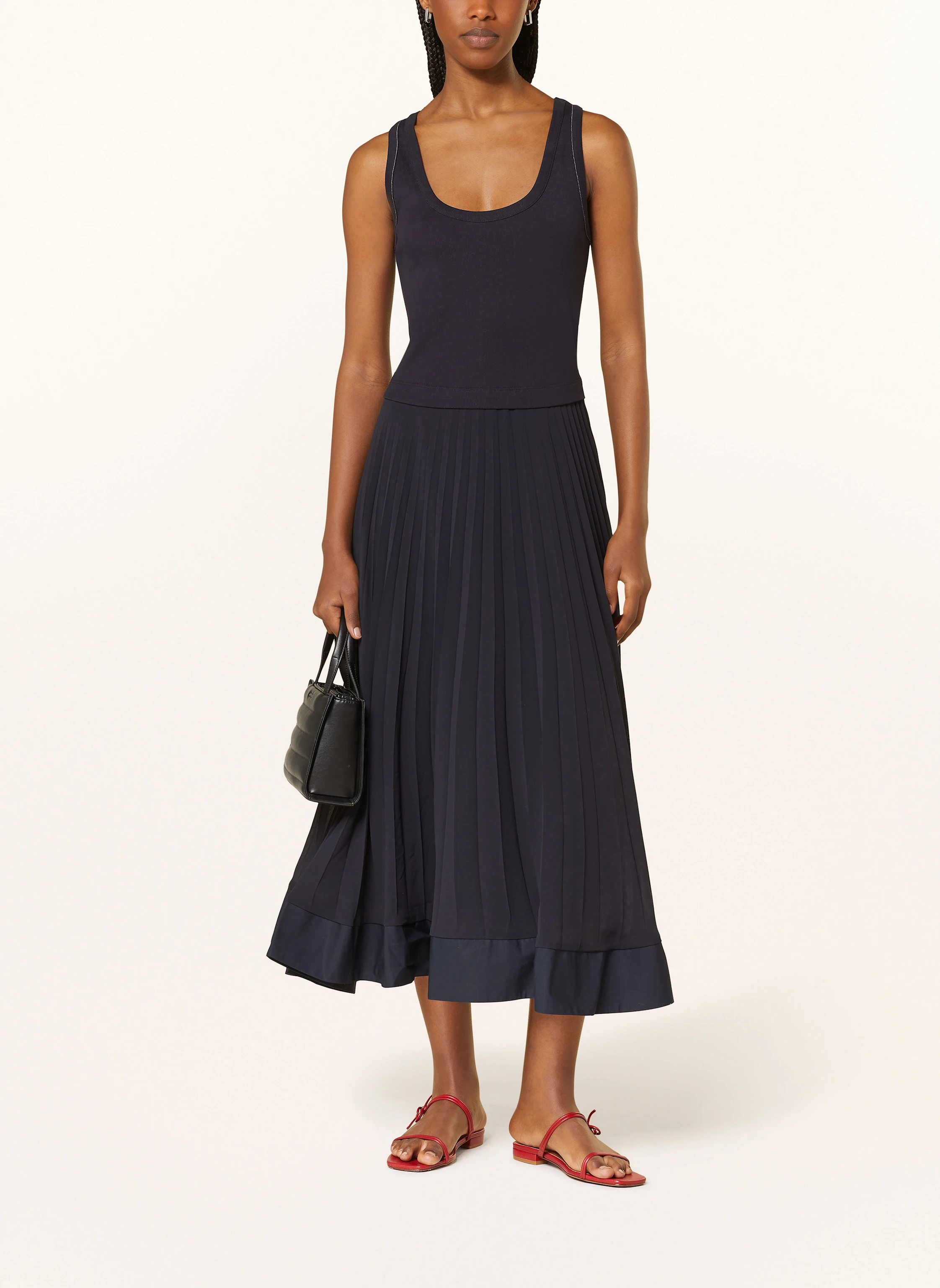 CLAUDIE PIERLOT Kleid mit Plissees