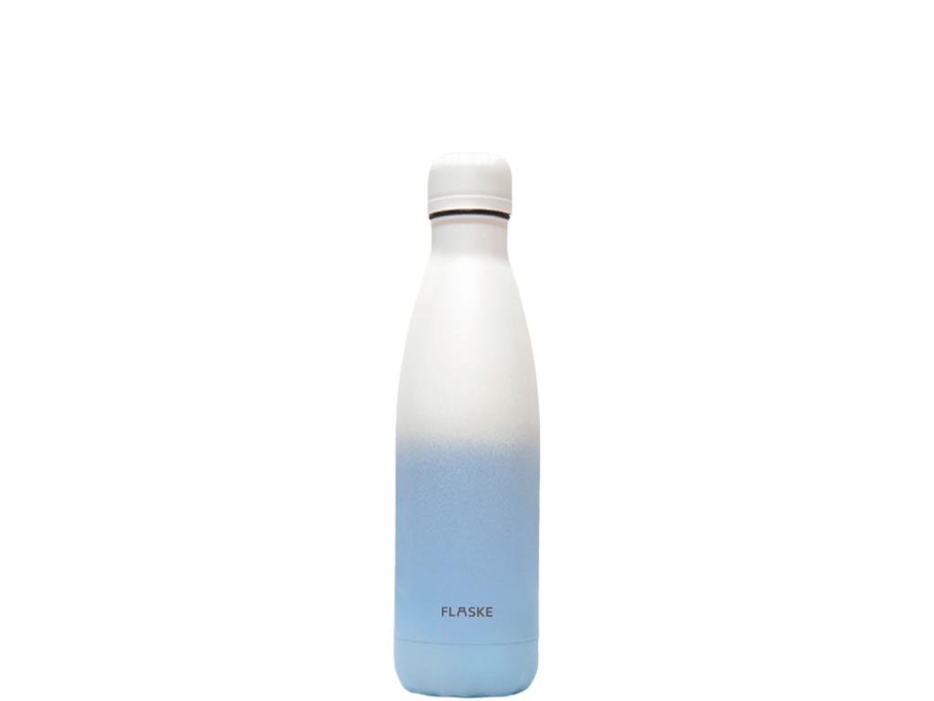 Flaske 500 ml  rvs drinkfles - gradient frost