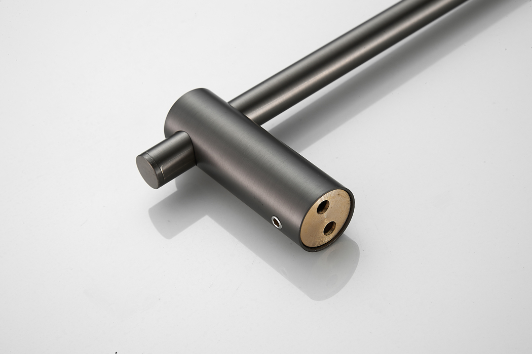 Saniclear Academy dubbele reserve rolhouder verouderd ijzer - gunmetal