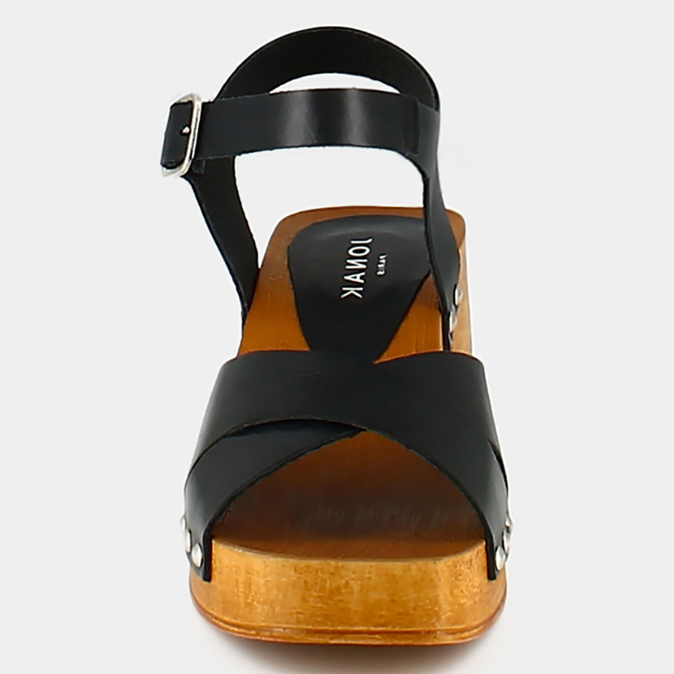 Jonak Sandales en Cuir Mae noires